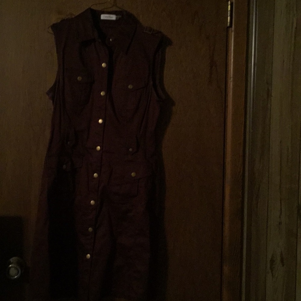 Brown dress